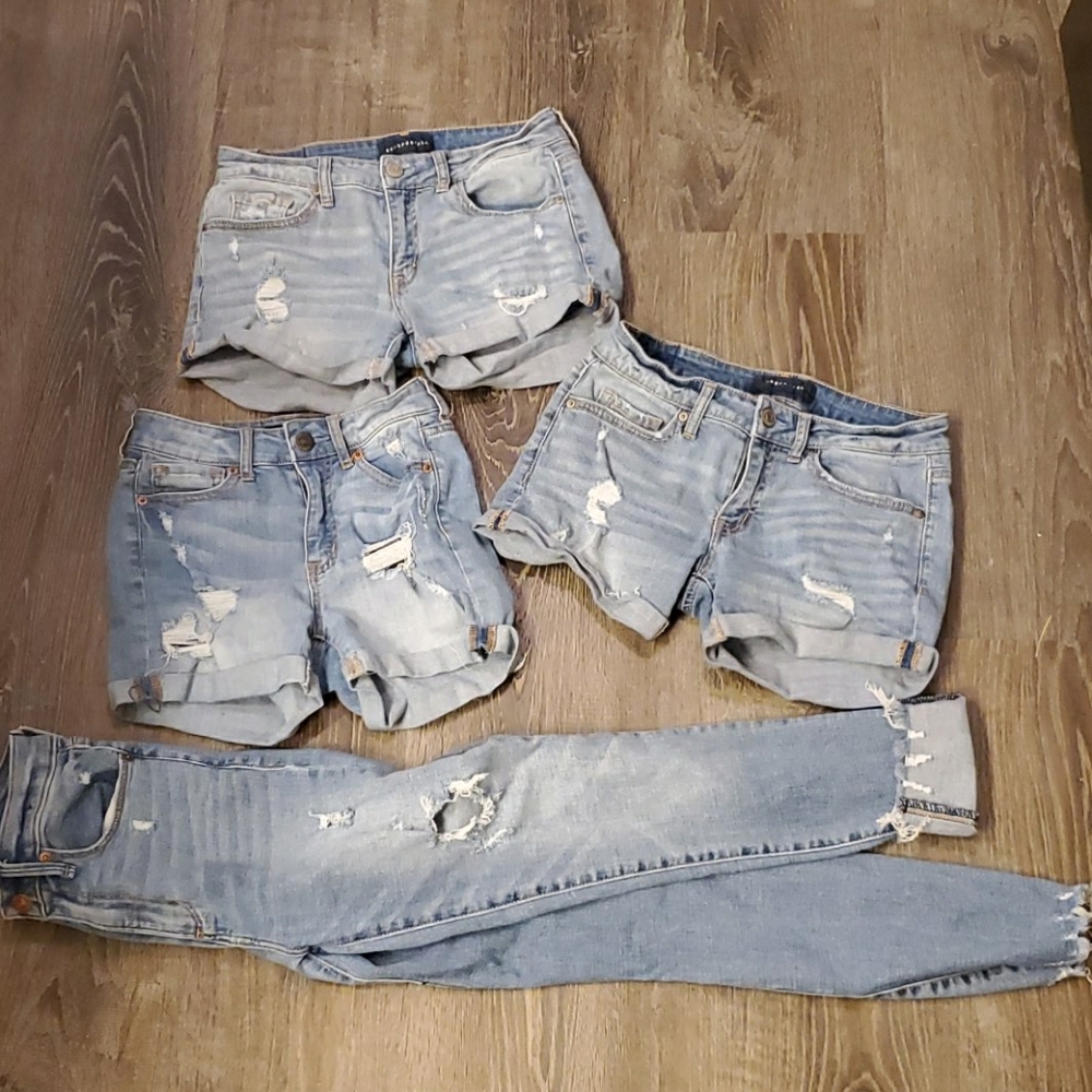 Women's lot of shorts/jeans